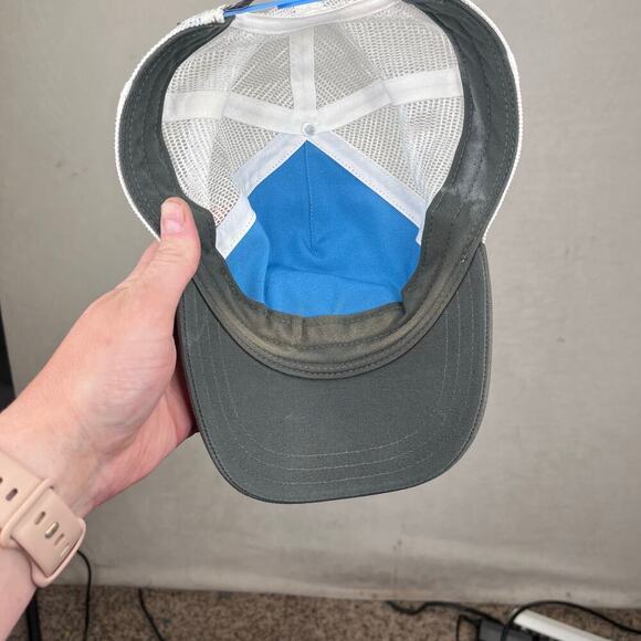 Patagonia Fitz Roy Bison Snapback Mesh hat baseball cap men's one size in gray - Picture 5 of 5